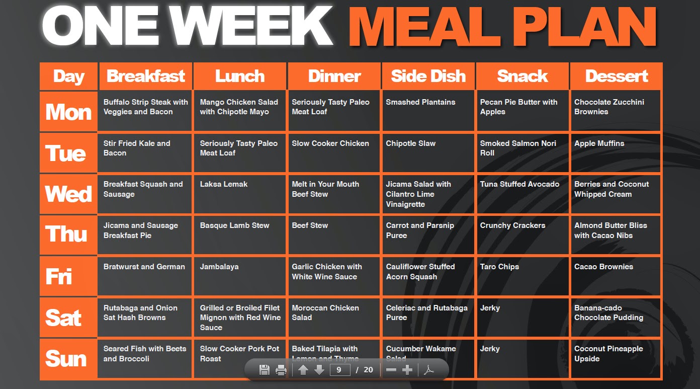 How can you track your diet meal plan?